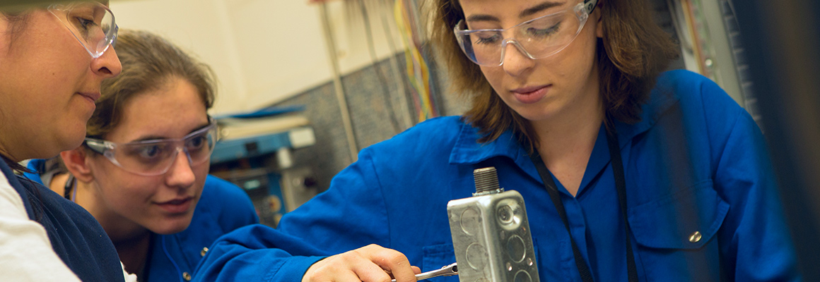 Students in the regional occupational program.